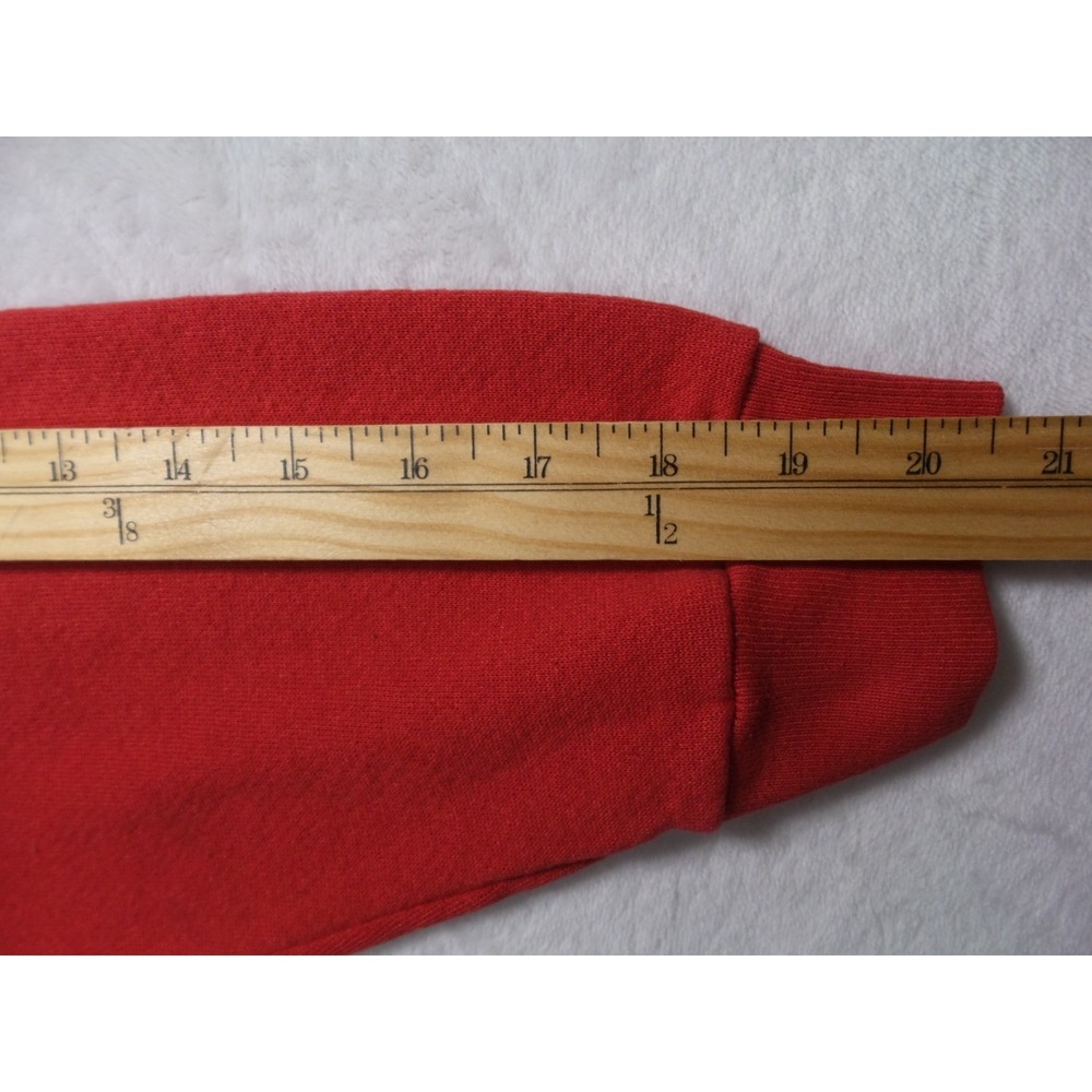 Vintage Mickey Unlimited Sweatshirt Extra Large Red Jerry Leigh Crew Neck USA - Picture 11 of 15